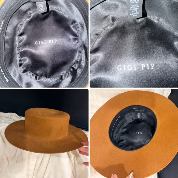 GIGI PIP Accessories - GIGI PIP Tan Australian wool Hat